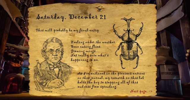 Man in Final Stage of Turning Into Bug Makes One Last Journal Entry
