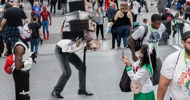 Con Attendee Regretting Death Stranding Cosplay