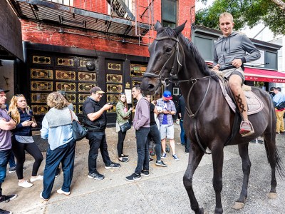 straight edge, high horse,