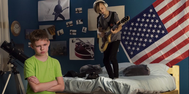 brother, bass, guitar