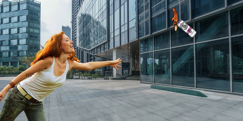 millennial, white claw, Molotov cocktail