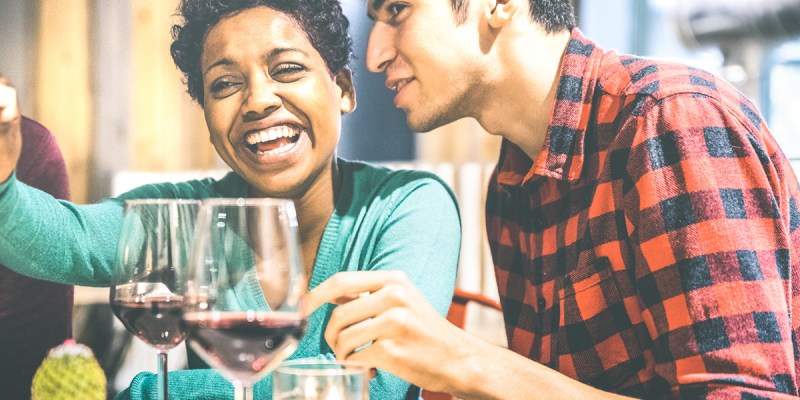 married, couple, mock, dinner