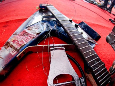 smashed, guitar, retirement