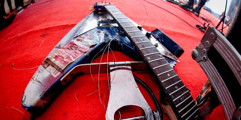 smashed, guitar, retirement