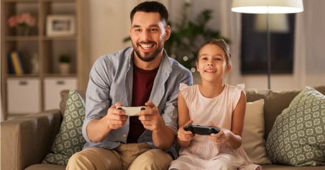7-Year Old Lets Uncle Win in Video Game