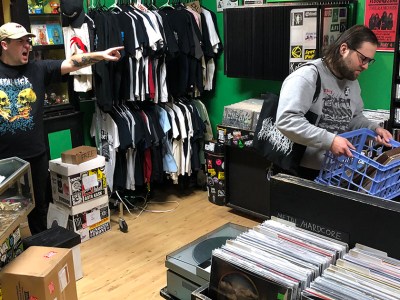 record store, employee, clerk, friendly, helpful, work, fired, job