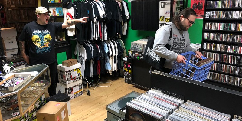 record store, employee, clerk, friendly, helpful, work, fired, job