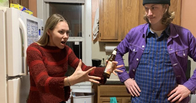 Wasted Friend Offers Play-by-Play of Ass Kicking She Would Have Given Dude Who Cut You in Line if He Tried Pulling That Shit on Her