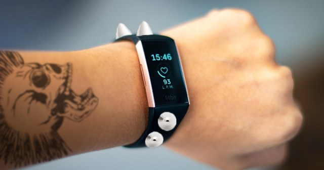 Punk Mom Adds Studs to Fitbit