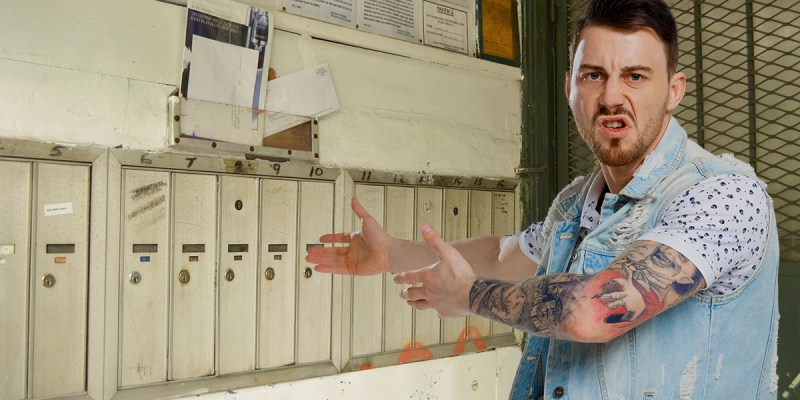 punk, vacation, mail, throw out