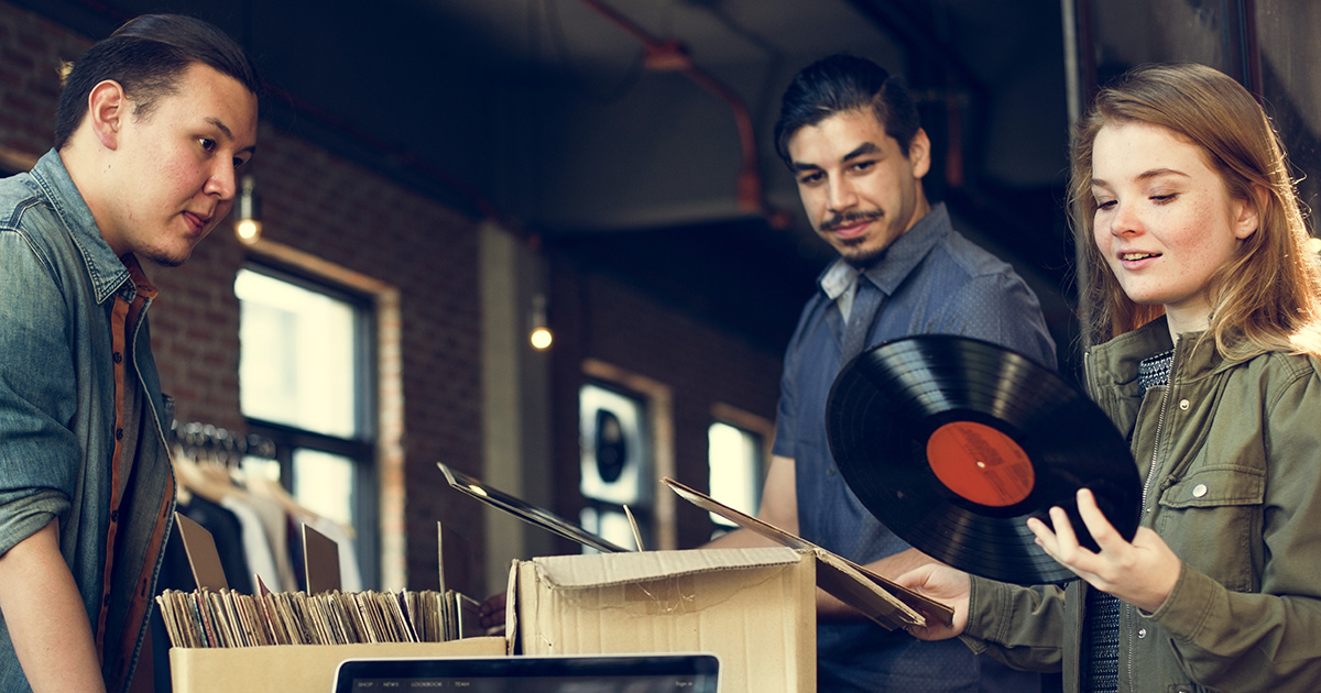 record store, opinions, validation