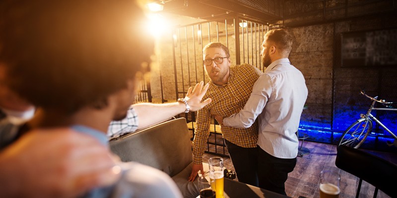 local, fight, man, wimp, fist fight