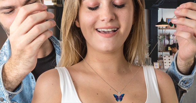 Guy Spoils Girlfriend with Necklace Some Hookup Left at His House 2 Years Ago