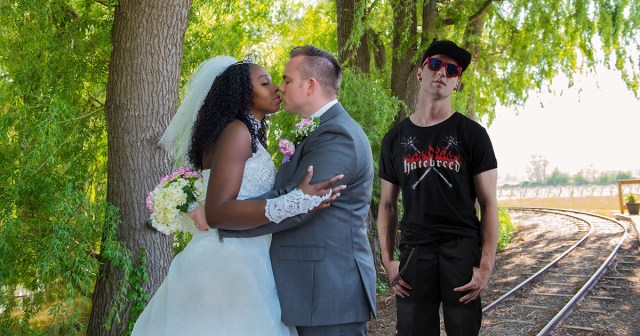 BMX Rider Puts on Best Hatebreed Shirt to Officiate Wedding
