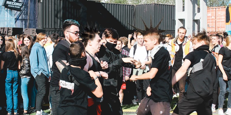 spiked, head, rams, punk, mate