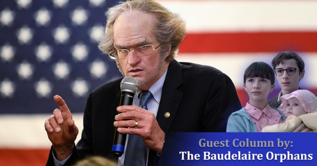 I Cannot Endorse Bernie Sanders’ Proposed Wealth Tax Because He is Clearly Count Olaf in Disguise