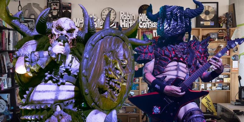 GWAR, tiny desk, horror, metal, gross