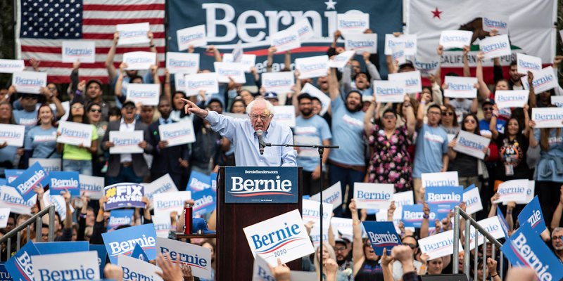 bernie sanders, win, primary, president, democrat