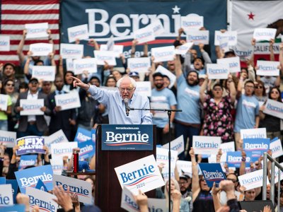 bernie sanders, win, primary, president, democrat