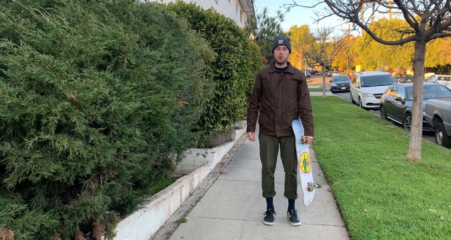 Is He a Cop or Does He Just Like Holding His Skateboard That Way?