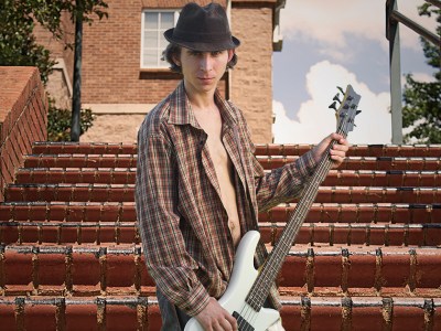 bass, bassist, bass player, abandoned, sad