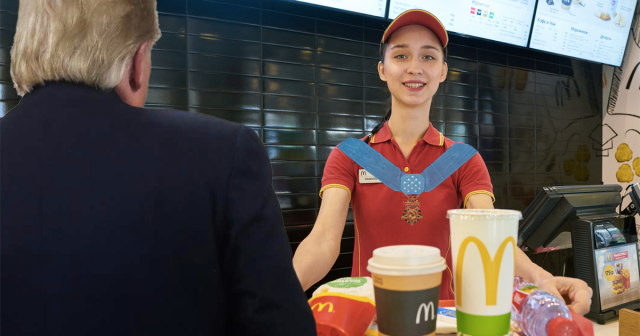 Medal of Honor Awarded to McDonald’s Employee Who Put Chicken Nugget in Trump’s Order of Large Fries