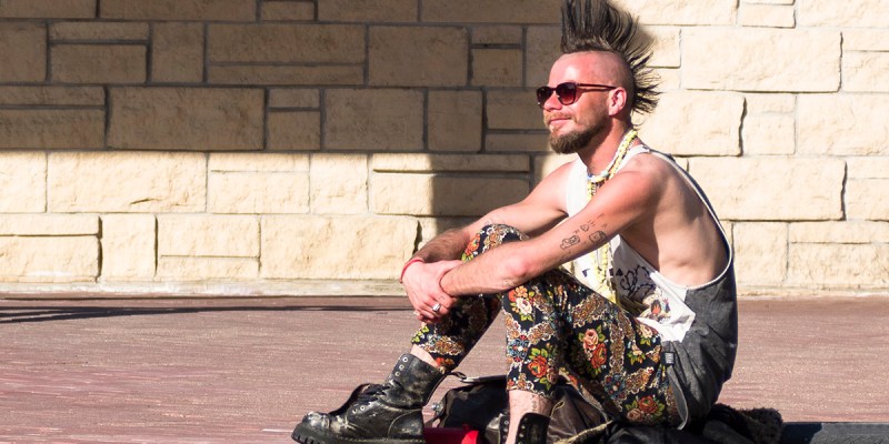 punk, old, mohawk, scene, OG,