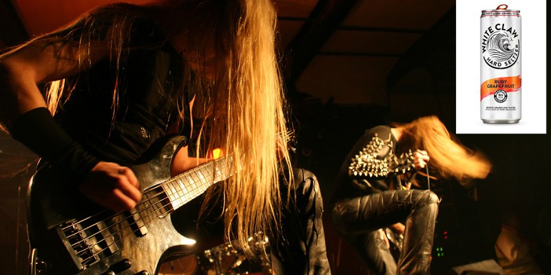 black metal, racist, white claw, vodka, seltzer