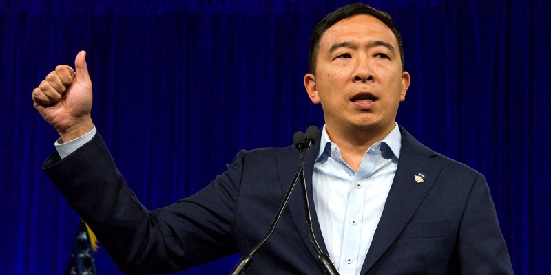 Andrew Yang, president, candidate, exposure, band
