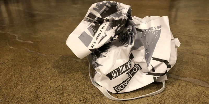 flyer, mask, coronavirus