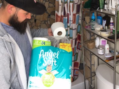 roommate, toilet paper, finally