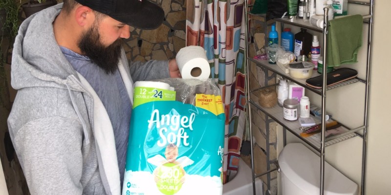 roommate, toilet paper, finally