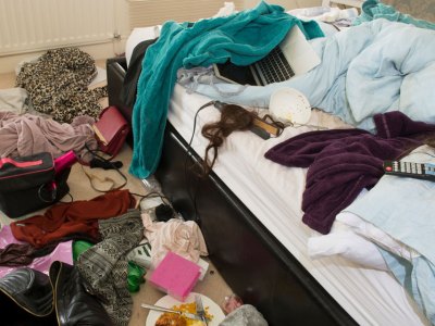 dirty, gross, messy, unkept