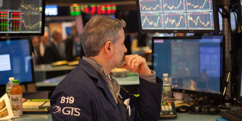stock photo, market, trading floor