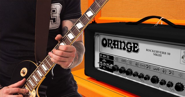 Shy Guitarist Gets Black Orange Amp