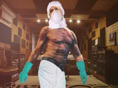 iggy pop, iggy, covid-19, coronavirus, haz mat