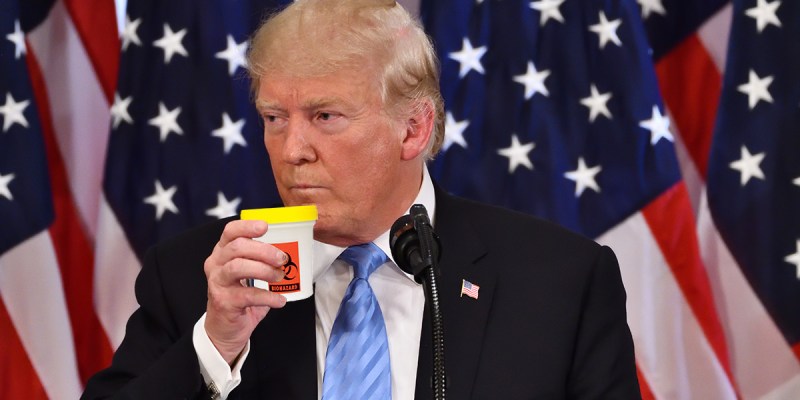 trump, coronavirus, chug