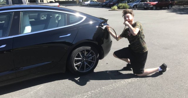 Punk Electrocuted Trying To Siphon Tesla