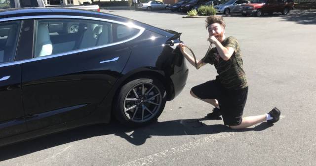 Punk Electrocuted Trying To Siphon Tesla
