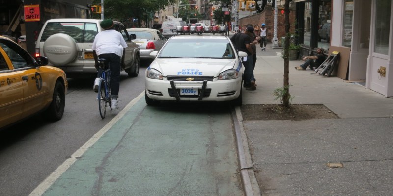 bike lane, cop, do whatever the fuck you want