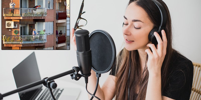 vocals, recording, interrupt, annoying, applause