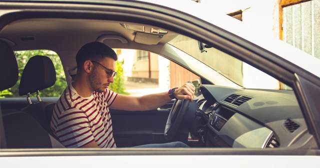 Man Sits in Car Parked in Driveway for 10 Hours to Catch Up on Podcasts