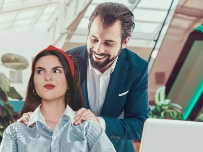 harass, massage, shoulder massage, creepy