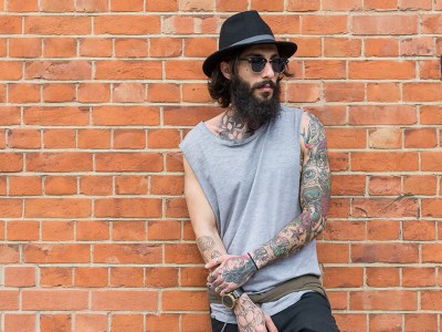 man, hat, beard