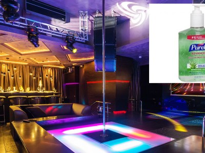 strip club, essential, purell