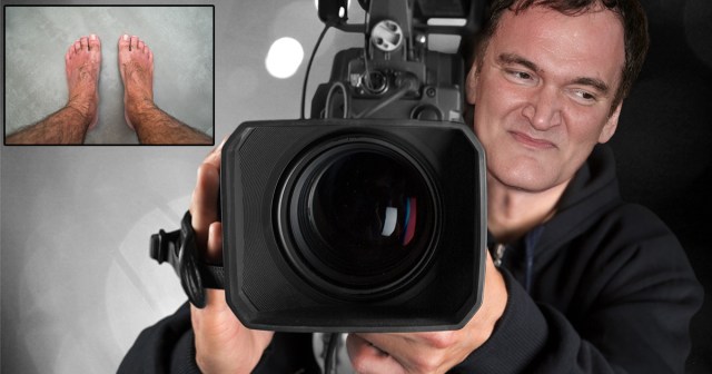 Quentin Tarantino Getting Sick of Filming His Own Feet