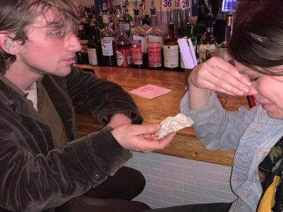 toilet paper, gross, napkin, earplug, ear wax