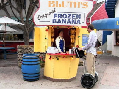 bluth family, banana, stand, bailout, money