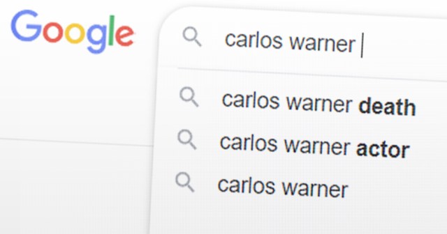 Google Itching to Autofill “Death” as User Types in TV Show Character Name