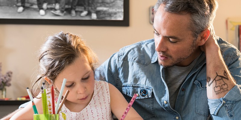 black flag, dad, homeschool